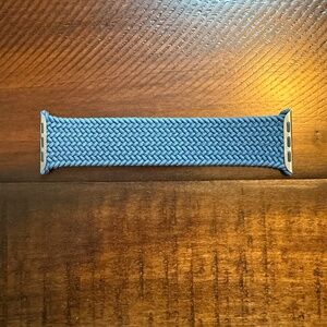 Apple Watch Band: 45mm Storm Blue Braided Solo Loop - Size 2